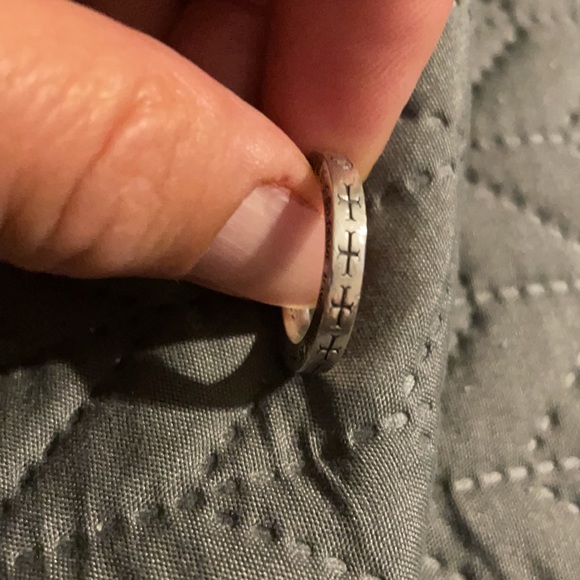 3mm Chrome Hearts Silver”Fuck You “ Stackable - Picture 4 of 7